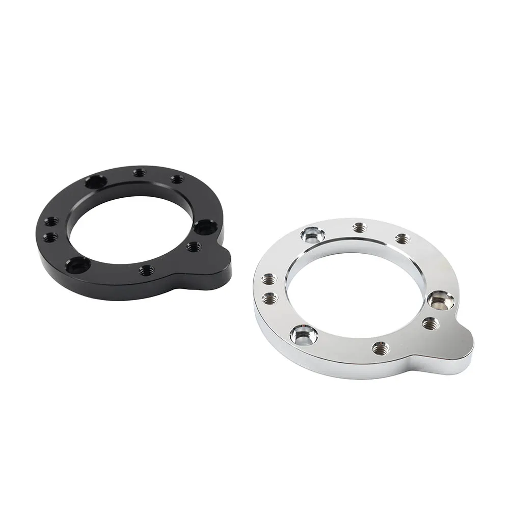 Motorcycle Air Filter Cleaner Adapter Plate Aluminum Chrome Accessories for Harley CV for S&S Super E G Carburetor