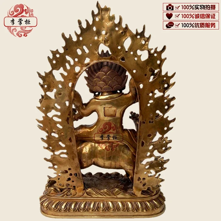 Bronze home decoration Brass Tibet Brass Buddhism Laksmi Palden Lhamo Deity Boddhisattva Dharmapalas Statue