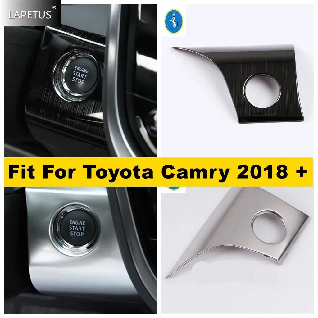 

Engine Start Stop Ring Keyless Start System Button Decoration Panel Cover Trim Fit For Toyota Camry 2018 - 2023 Auto Accessories