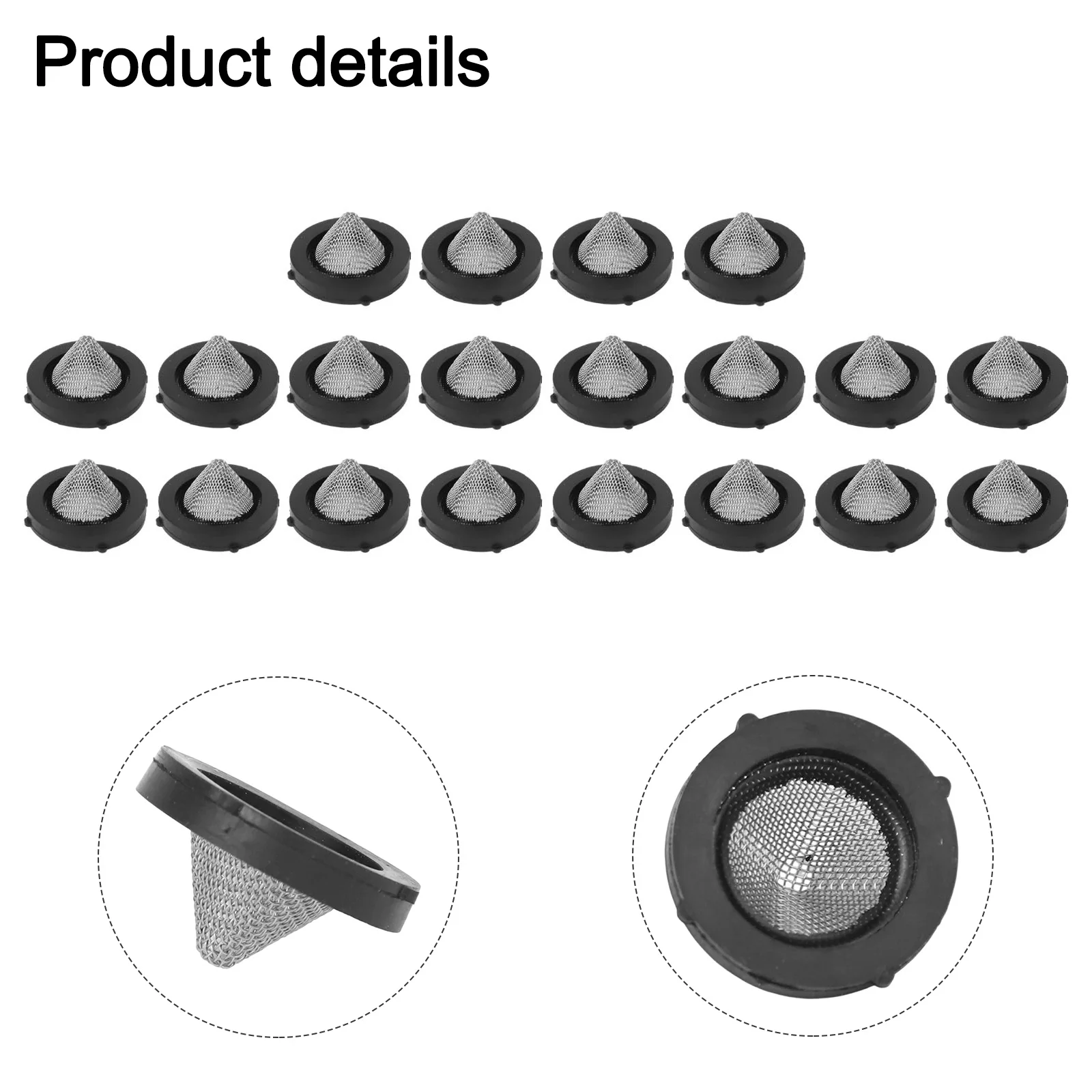 

Pack Of 20 Hose Washers With Screen Filter - Essential For Pressure Washers Garden Power Tools Accesoories Household Supplies