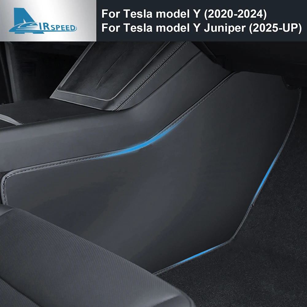 

ABS Leather Central Control Side Anti Kick Pad For Tesla Model Y Juniper Launch 2025 2026-UP Anti-dirt Protective Accessories