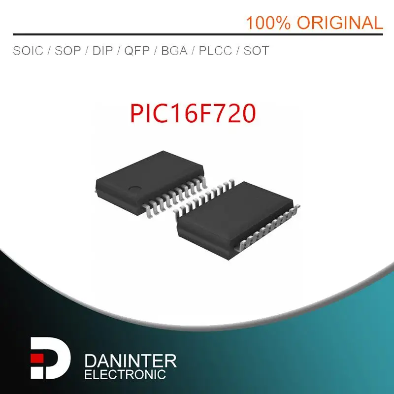 

Новый 10 шт./лот 16F720 PIC16F720-I/SS SSOP-20
