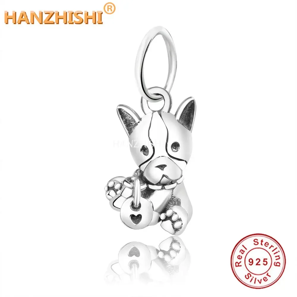 Fit Original pan Charms Bracelet 925 Sterling Silver Bead Cute Animal Dog Cat Turtle Bear Birds Charms For Women DIY Jewelry
