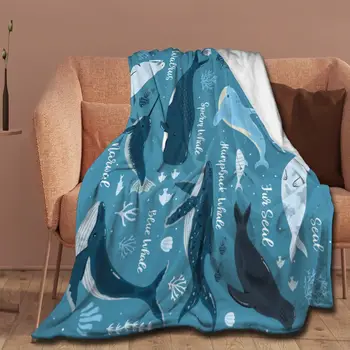 イルカのスローブランケット、女の子、子供、ティーン、大人向けのソフトなフリース素材で、可愛くて暖かく、ベッドやベビーベッド、ソファにも最適です。 6 best sales イルカのブランケット - №2