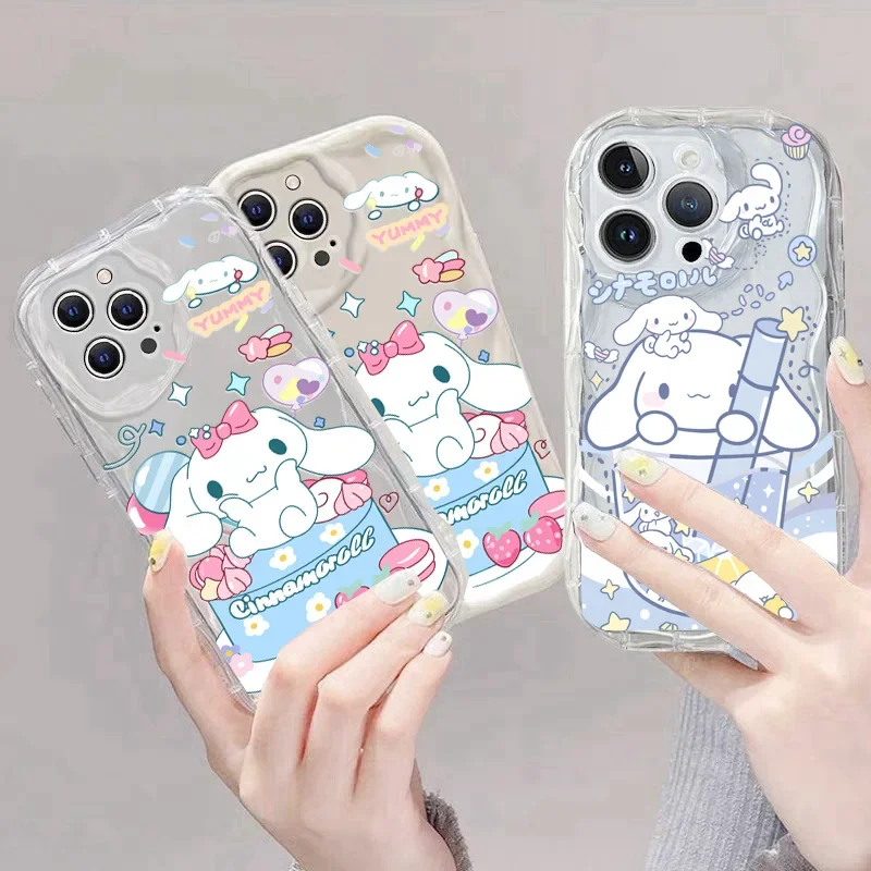Милый чехол Cinnamoroll для Samsung Galaxy A56 A16 A55 A06 A54 A26 A36 A34 A35 A15 A14 A05 A05S A53 A52 A23 A24 A04 A32 A50S A51