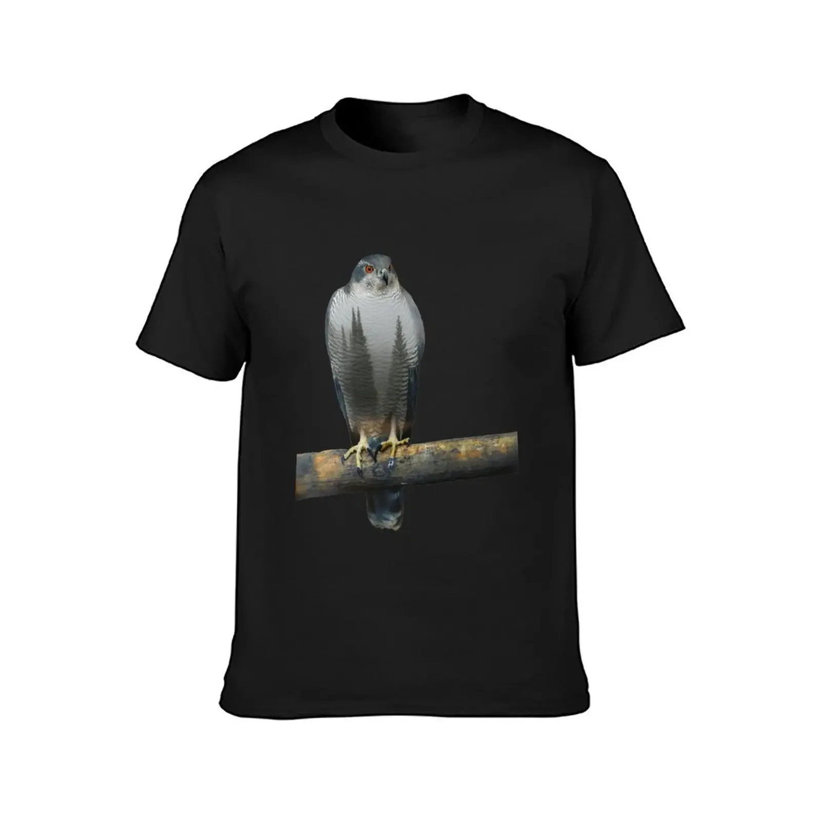 Hawk Multiple Exposure T-Shirt sweat customs design your own plus sizes men tshirt