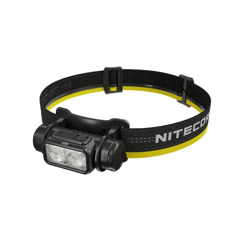 NITECORE NU50 Headlamp 1400 Lumens Long Runtime Lightweight USB-C Rechargeable White Red Light Headlight Built-in 21700 Battery