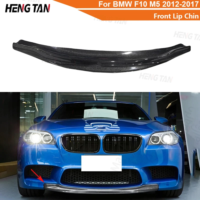 

For BMW F10 M5 2012-2017 Carbon Fiber Car Car Front Bumper Splitter Front Lip Chin Spoiler Diffuser Parts Upgrade Body kit