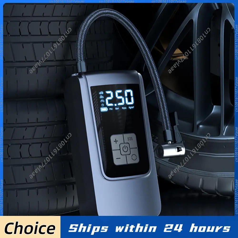 

Умный воздушный компрессор 7.4/12В, цифровой насос 150PSI, беспроводной автомобильный компрессор для накачки шин, для автомобилей, грузовиков, мотоциклов, мячей