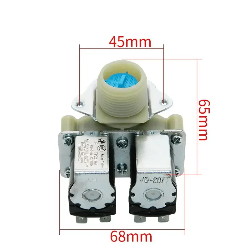 Universal Washing Machine Water Double Inlet Valve Home Electrical Appliance Durable Replacement Parts