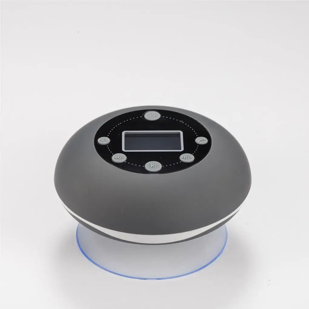 Waterproof Speaker Suction Music Player Loudspeaker for Bedroom Living Room