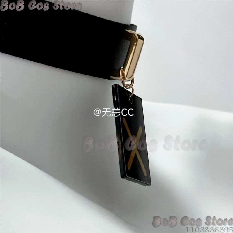9S Choker Game Nie Cosplay Costume Black Necklace Accessories Different Lengths Woman Girl Man Birthday Gifts Halloween Party view 3