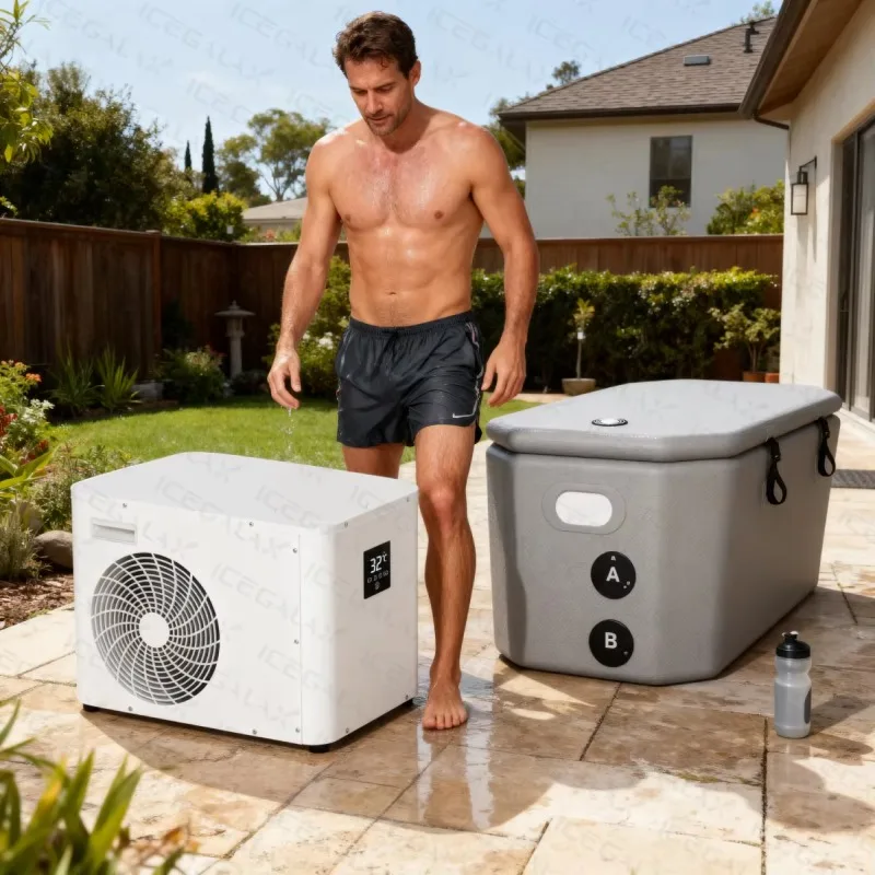 المبردات الباردة المكونات الإضافية لأنظمة تبريد حمام الثلج Icegalax مرشحات المضخة خدمة وقفة واحدة لمدربي الفريق الرياضي في الهواء الطلق