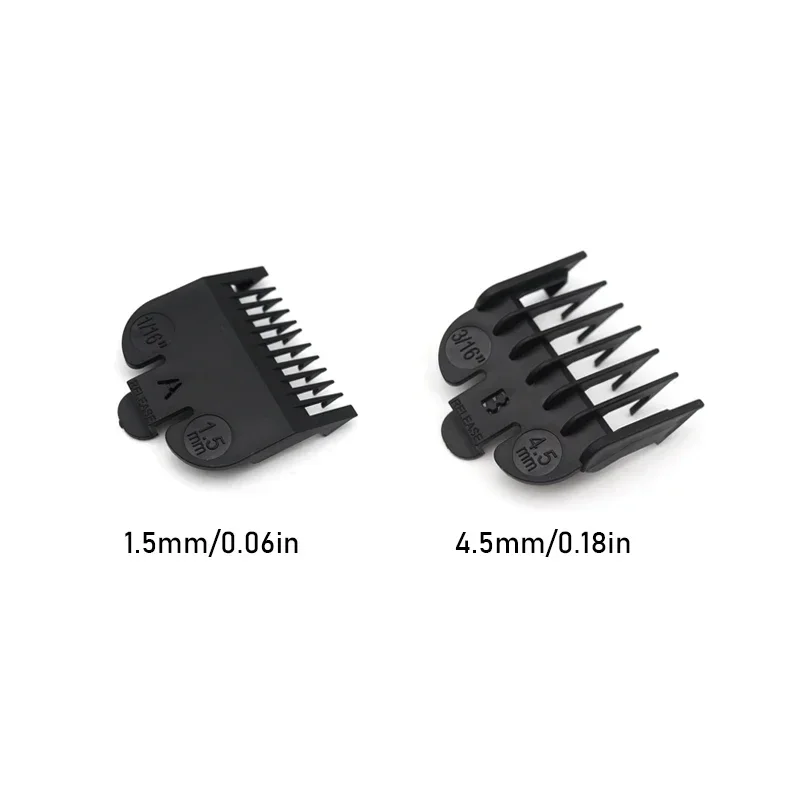 1.5/4.5mm 2pcs Hair Cutting Combs for Professional Hair Trimmer Machine Universal Guards Barber Accessories Trimmer Limit Combs