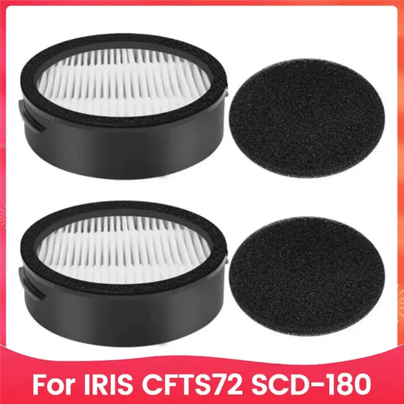 

ABVC 4 шт. аксессуары для фильтров пылесосов IRIS CFTS72 SCD 180, запасные части для пылесосов