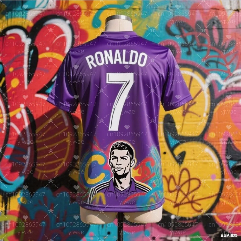 

SportsRONALDO NO.7 Fan Commemorative Jersey 3D Printing Leisure Dry Quickly Breathable Comfortable Men's Women's T-Shirt