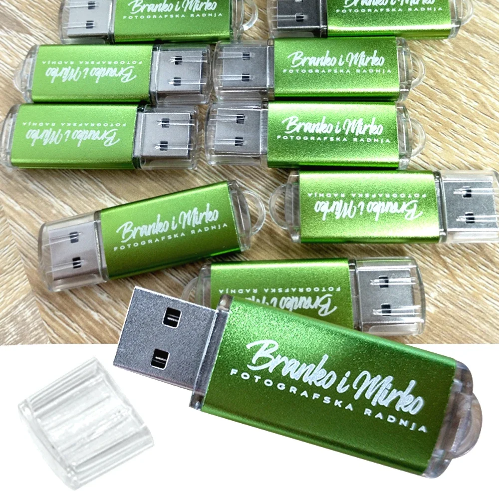 Unidad flash USB de alta calidad, pendrive resistente al agua de 128 MB, capacidad Real de disco u, 50 piezas, 4GB-256 GB