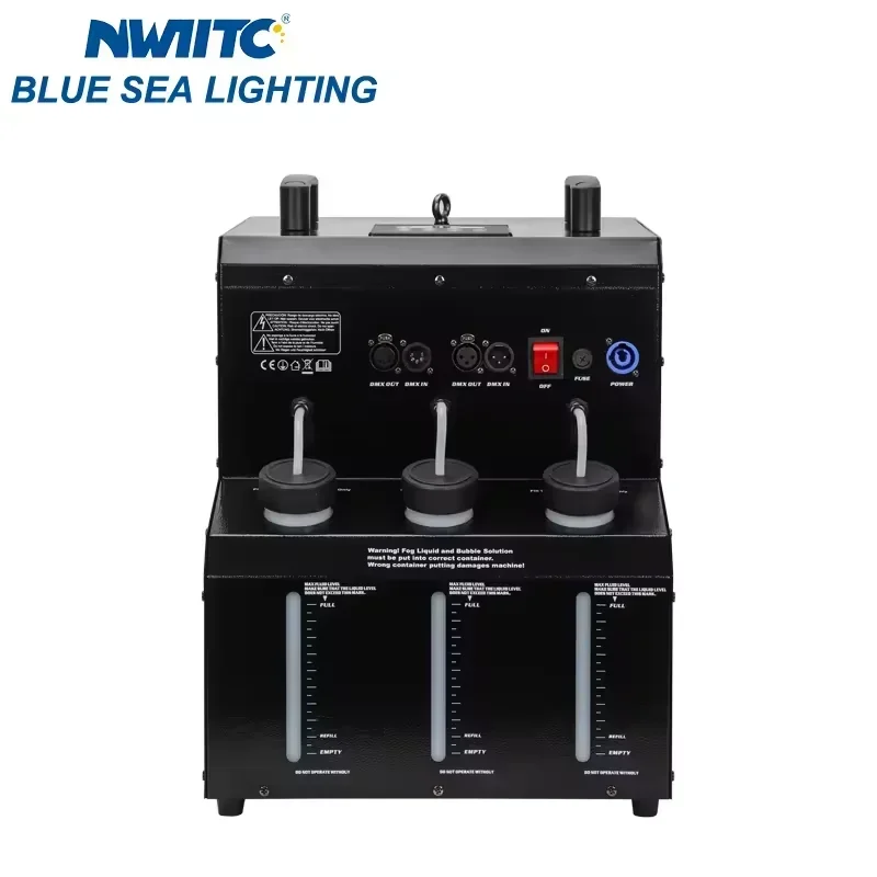 ديسكو الزفاف اثنين من الناتج RGB LED آلة ضباب الفقاعات #4
