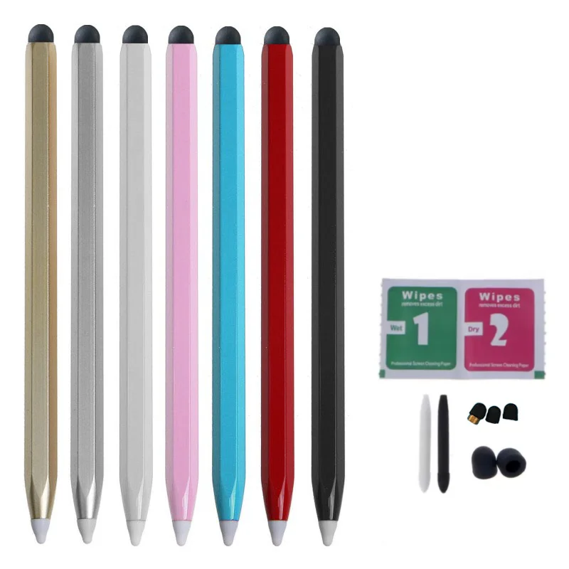 

Universal 2 in 1 Touch Screen Stylus Pen for Samsung Tab Htc Tom-tom Drawing Tablet Capacities Pencil