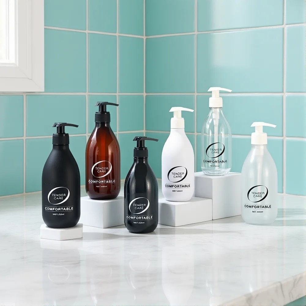 300 ml 500 ml Tragbare Reise Nachfüllen Leere Pumpflasche Badezimmer Shampoo Dusche Seifenspender Küche Gericht Hand Flüssigkeit Sub-flasche