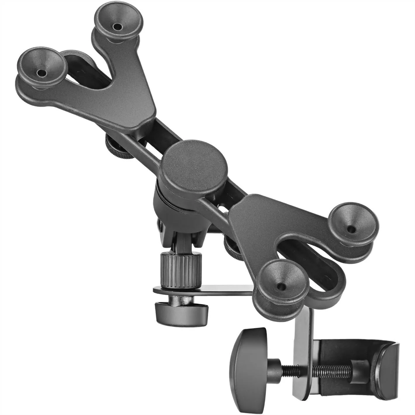 Adjustable Tablet Holder for Music Stand, 360 Degree Swivel iPad Mount for 7-11