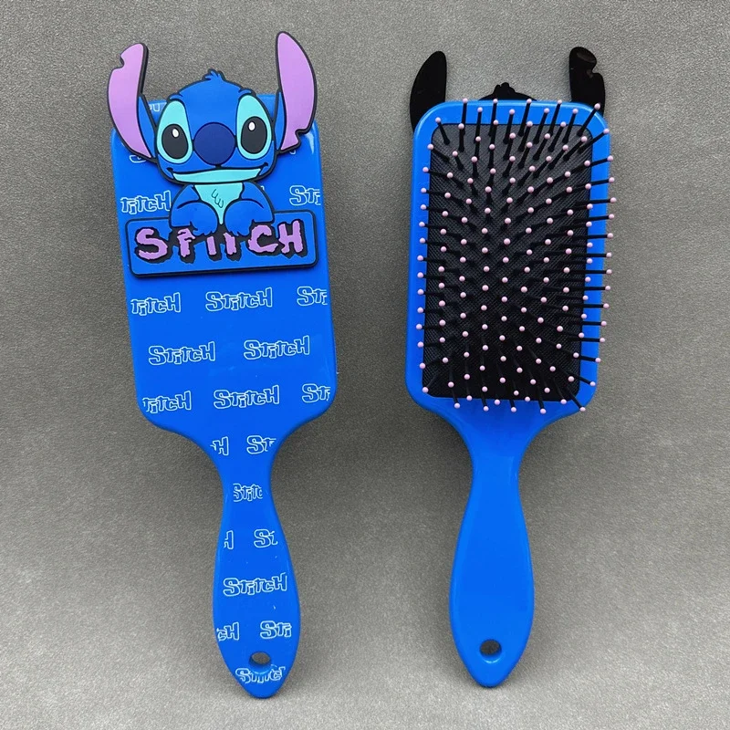 Disney Stitch Air Cushion Comb Cute Cartoon Angel Hairdressing Comb Fashion Charm Curly Hair Products Women Holiday Gifts