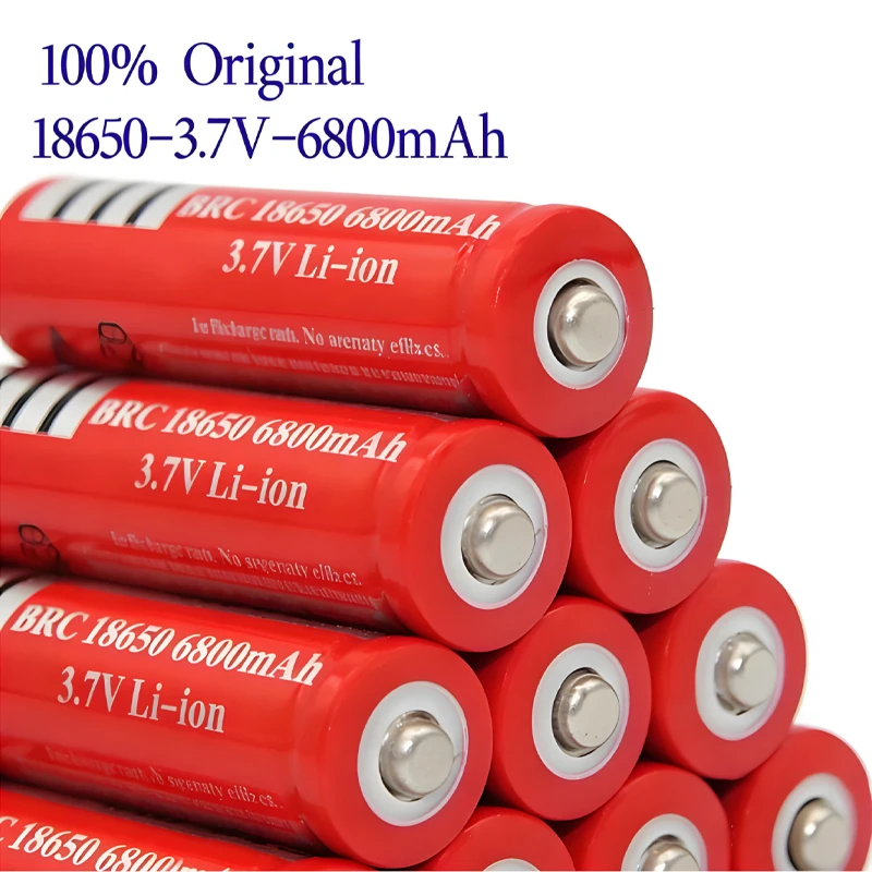 

Высокоемкостная перезаряжаемая литий-ионная батарея 18650, 3,7 В, 4200 мАч, подходит для светодиодных фонарей, налобных фонарей, лазерных указок.
