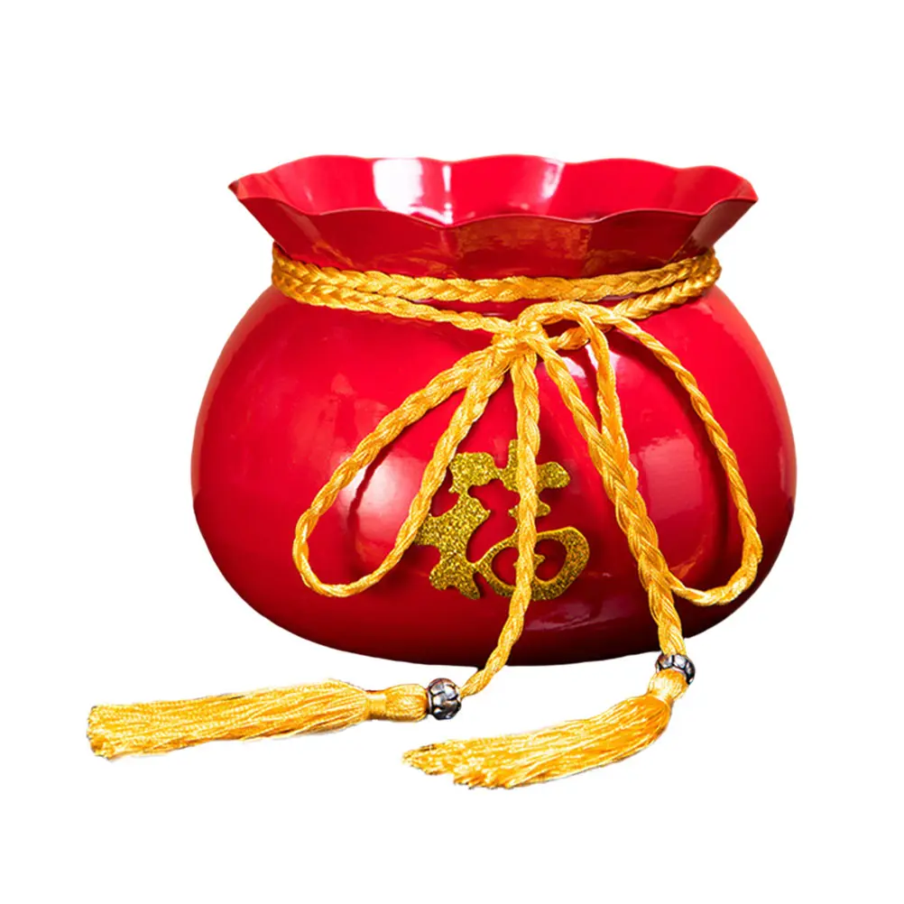 

Golden Flower Vase Dried Plants Wrought Iron Pot Home Office Desk Study Indoor Hotel Adornment Plant Container
