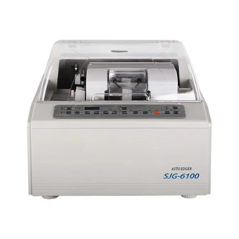 SJG-6100 Automatic Optical Lens Edger Eyeglass Lens Grinding Machine For Resin & PC Lens Optical Shop Processing