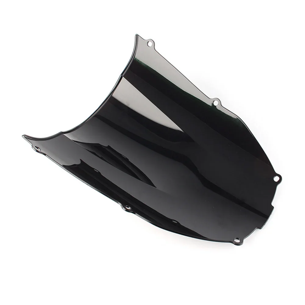 Motorcycle screen Double Bubble Windshield Deflector Protector WindScreen For Kawasaki Ninja ZX6R ZX-6R 2000 2001 2002