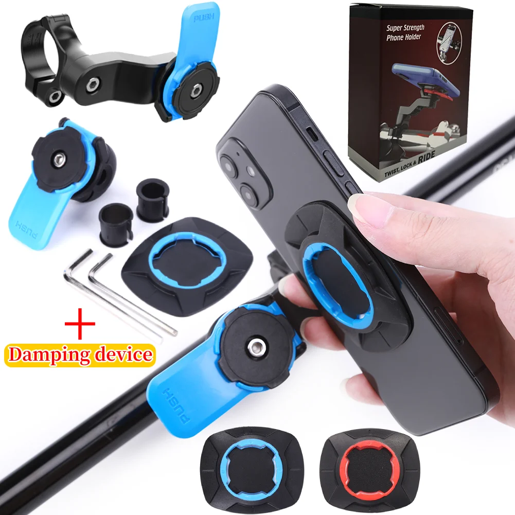 AliExpress NONE Motorcycle Bike Phone Holder Stand Bicycle Phone Bike Holder 360° Rotatable Navigation Support Security Bracket Phone Stand