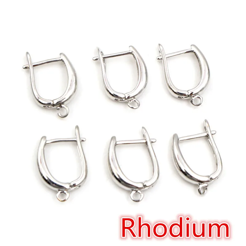 10pcs 19x13mm Bronze French Earring Hooks Lever Back Open Loop Setting for DIY Earring Clips Clasp Jewelry Making Accessories