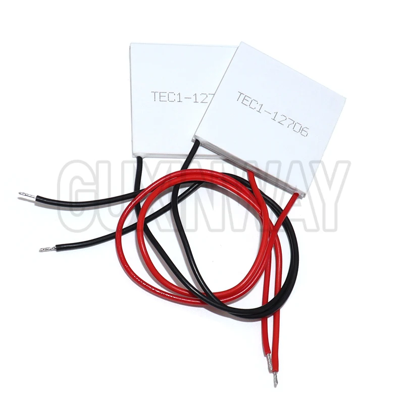 2pcs TEC1-12706 Cooler Peltier 40*40mm Thermoelectric Element  Module 12706 12V Cooling Peltier DIY Electronics