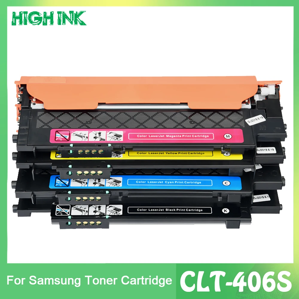 4PK Compatible toner cartridge CLT-406S clt406s toner cartridge for Samsung CLP-360 CLP-362 CLP-363 CLP-P364 CLP-365 365W