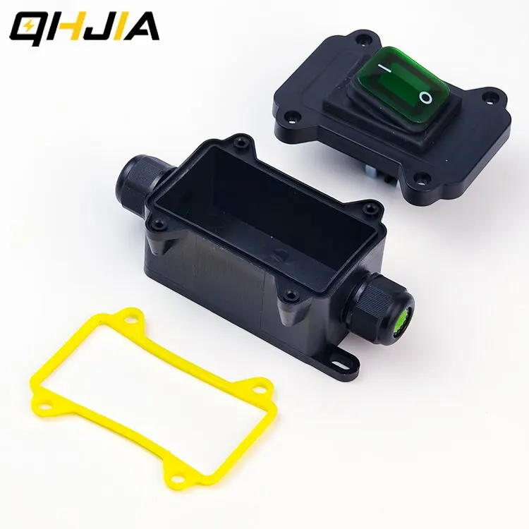 Waterproof Inline Switch 12V 24V 30A LED Rocker Cable Power Switch IP65 DC External Switch for Car RV Boat Outdoor Lighting