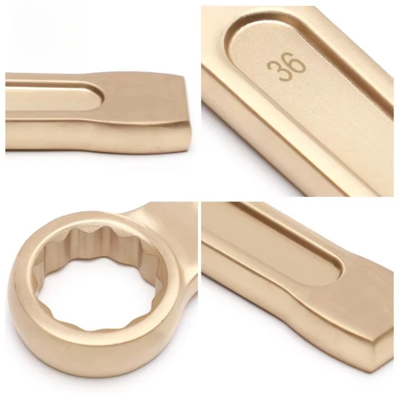 SINOTOOLS Wholesale Aluminum Bronze Tools Striking Wrench Non Sparking Non-sparking Ring Slogging Spanner