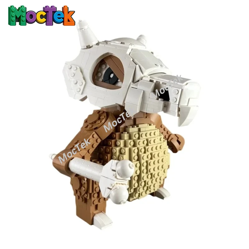 

Brown Body Skull Beast MOC Building Blocks Fantasy Monster Model Assembly Bricks Set Adult Display Gift