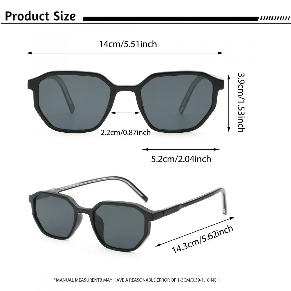 CATERSIDE Herren Punk-Sonnenbrille mit Cellulosepropionat-Bügelspitzen-Design, Sonnenbrille für Damen, Outdoor-Reise-Fahrbrille, UV400 – Detail 4