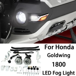 For Honda GoldWing 1800 Accessories Tour DCT 2018-2021 NEW Gold Wing1800 Motorcycle GL1800 Pair LED Fog Lights Attachment Kit