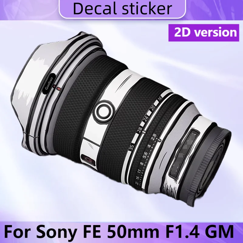 

Stylized Decal Skin For Sony FE 50mm F1.4 GM Camera Lens Sticker Vinyl Wrap Anti-Scratch Film SEL50F14GM 50 1.4 F/1.4 FE50F1.4