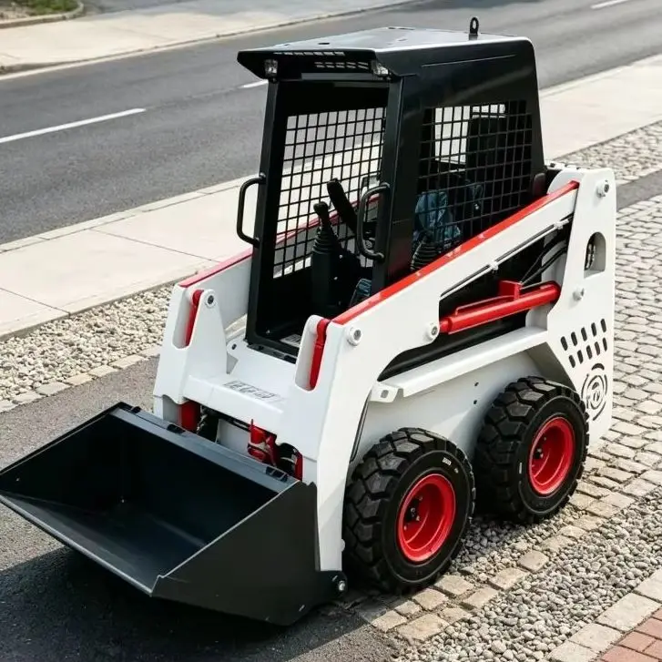 Customized Ride-on Skid Steer Loader, Multifunctional Skid Equipment, Universal Shovel Loader for Farm & Construction