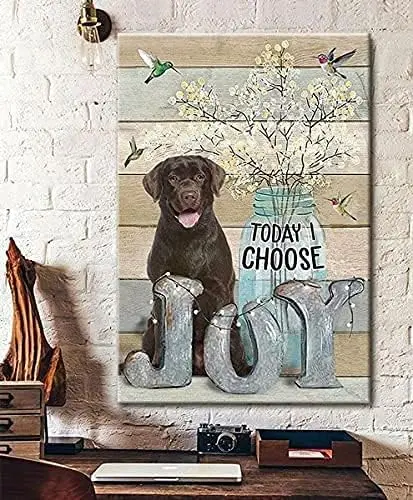 Funny Tin Sign Labrador Retriever Dog Breed Pet Dogs Pet Puppy Vintage Metal Sign Gift Bedroom Retro Novelty Cafe Store Tin Sign