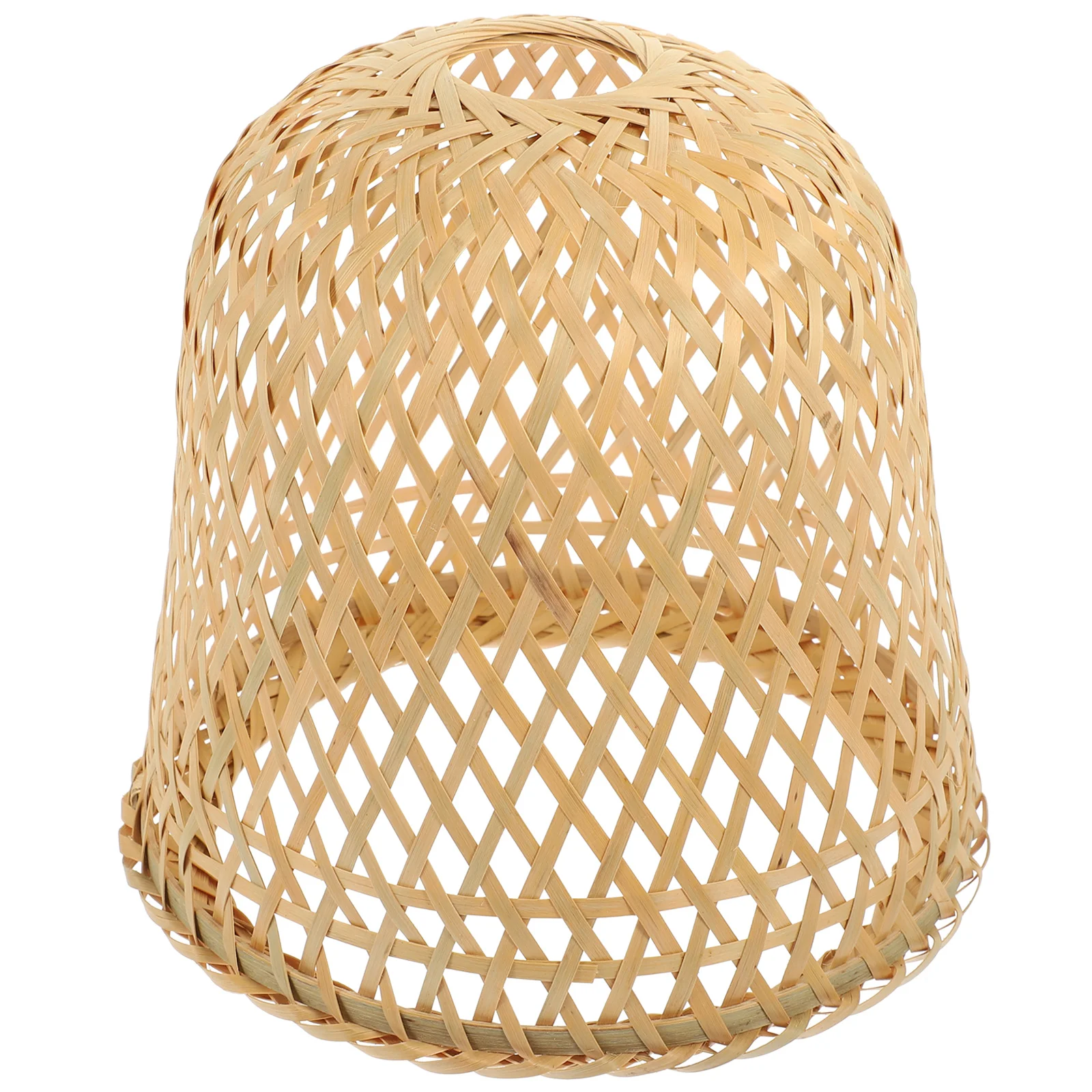 

Bamboo Lampshade Hanging Light Accessories Lampshades for Chandelier Wicker Ceiling Covers Vintage Weaving Floor