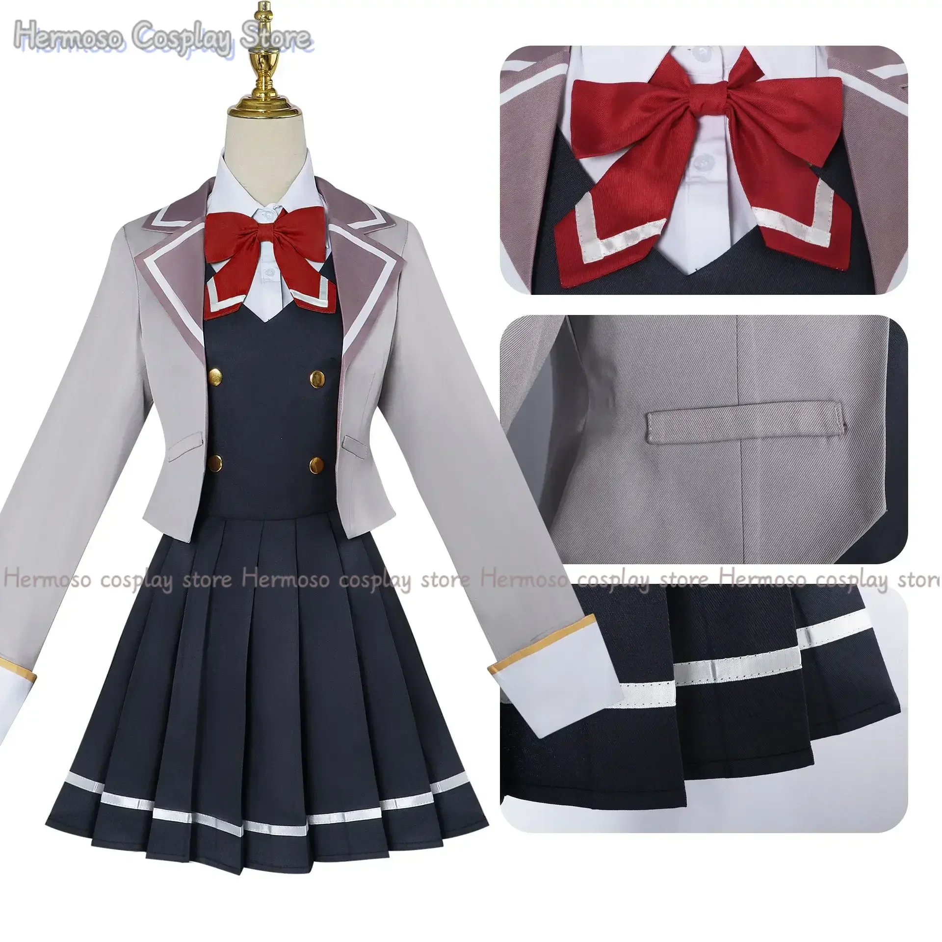 Anime Roshidere Alisa Mikhailovna Kujou Cosplay Costume Wig Dress Uniform Alya Maria Mikhailovna Kujou Ayano Kimishima COSPLAY