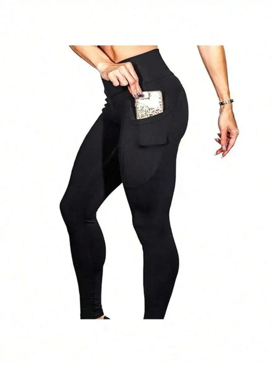 

High Waisted Yoga Leggings With Pockets For Women Workout Running Joggers