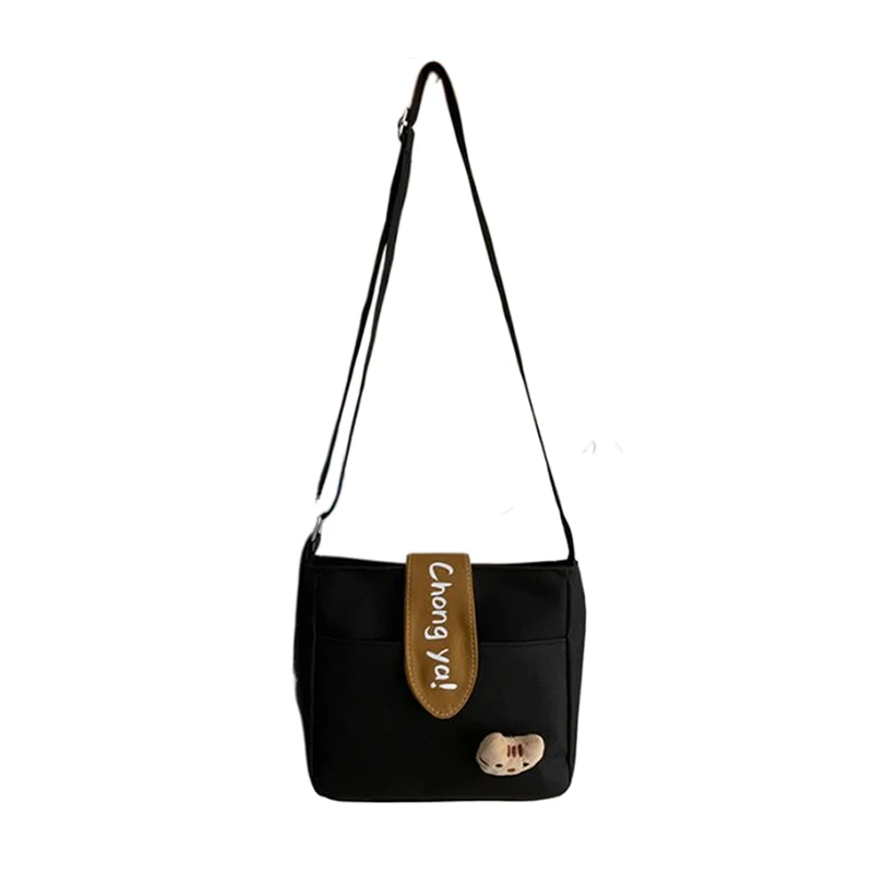 Bolsa de lona para mulheres, bolsa casual, tote ao ar livre, moda, personalidade