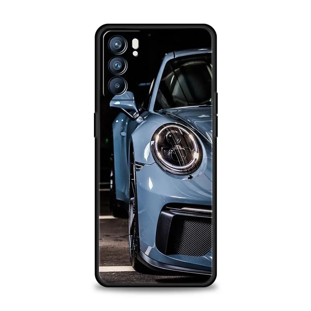 Super Car Sport Phone Case For Oppo Reno8 Reno7 Reno6 Pro A54 5G Find X6 X5 A53 A52 A9 A15 A95 A17 A16 A76 A74 A57 A31 Cover - Image 4