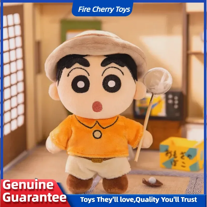 Porte-clés en peluche Crayon Shin-Chan, joli sac à dos, poupée à breloques, personnage de dessin animé Kawaii, cadeau pour enfants filles, nouvelle collection