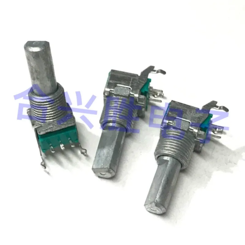 2PCS Precision Potentiometer RK09L Horizontal Single B5K B502 Power Amplifier Audio Volume Potentiometer Shaft Length 20MM