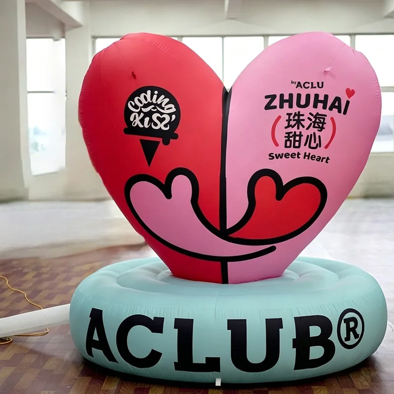

Inflatable heart, advertising inflatable toy heart-themed individual club inflatable heart